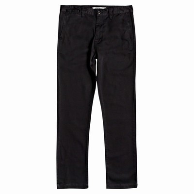 DC Worker Chinos Men's Black Pants Australia XRI-851